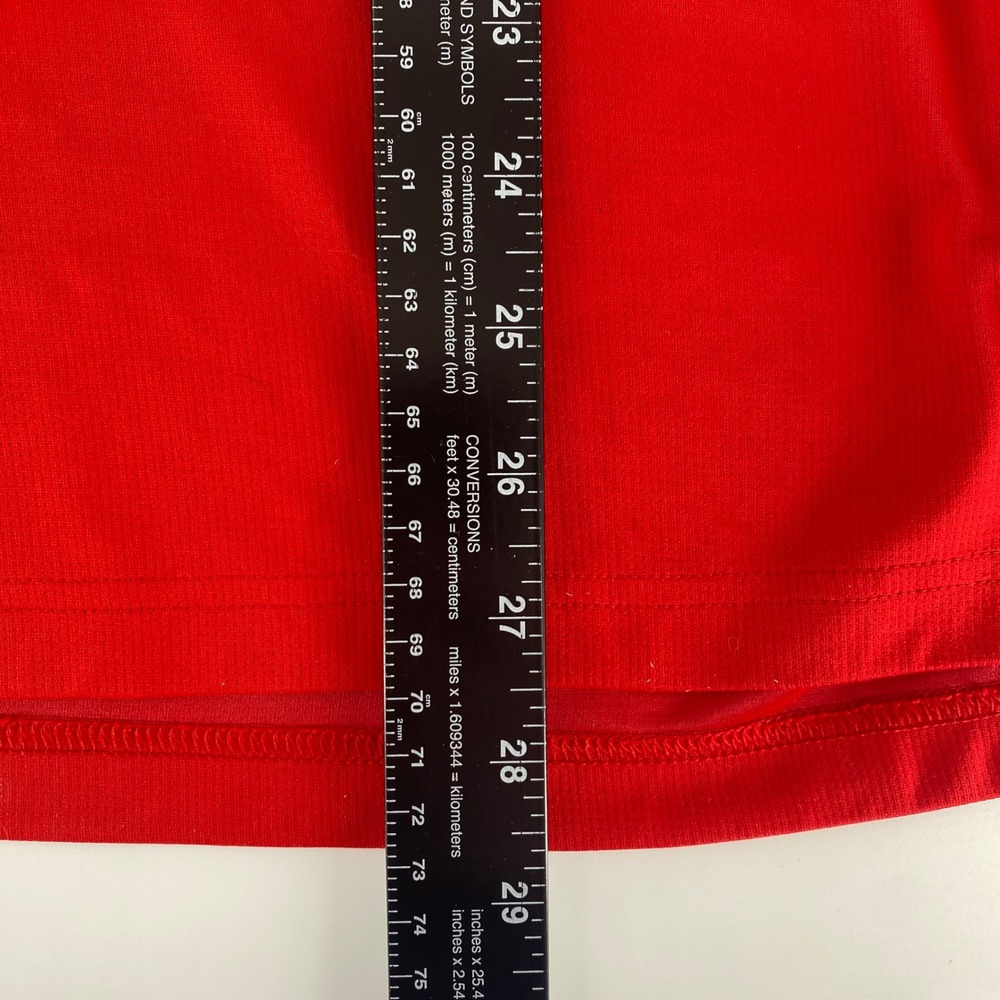 Adidas ClimaChill USA Golf Polo Shirt Men's Red Navy Striped Short Sleeve Large - Picture 2 of 4